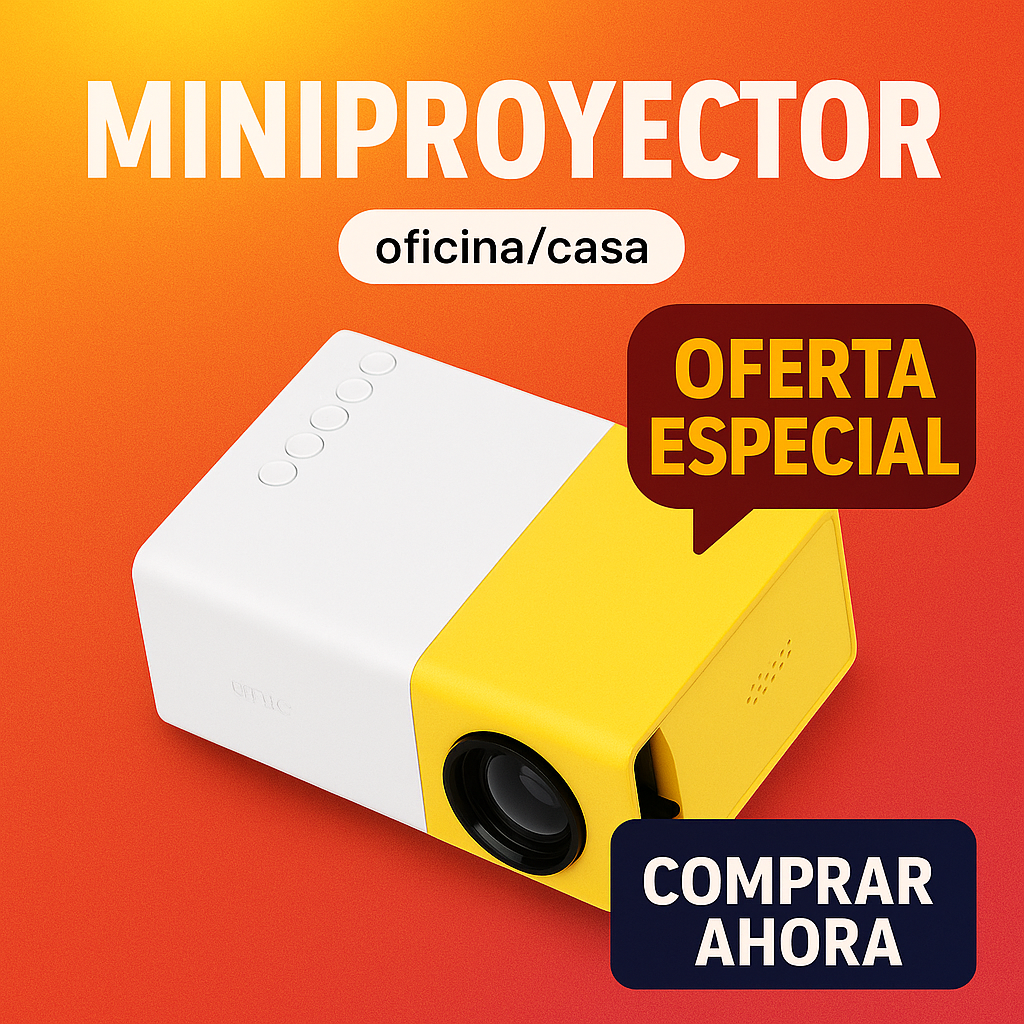MINI PROYECTOR PORTATIL