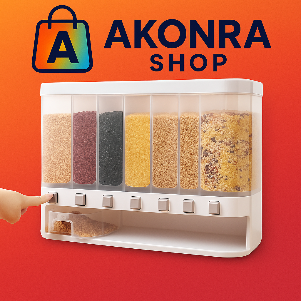 DISPENSADOR DE ALIMENTOS SECOS 6 EN 1 (12 UND X CAJA) SH-333